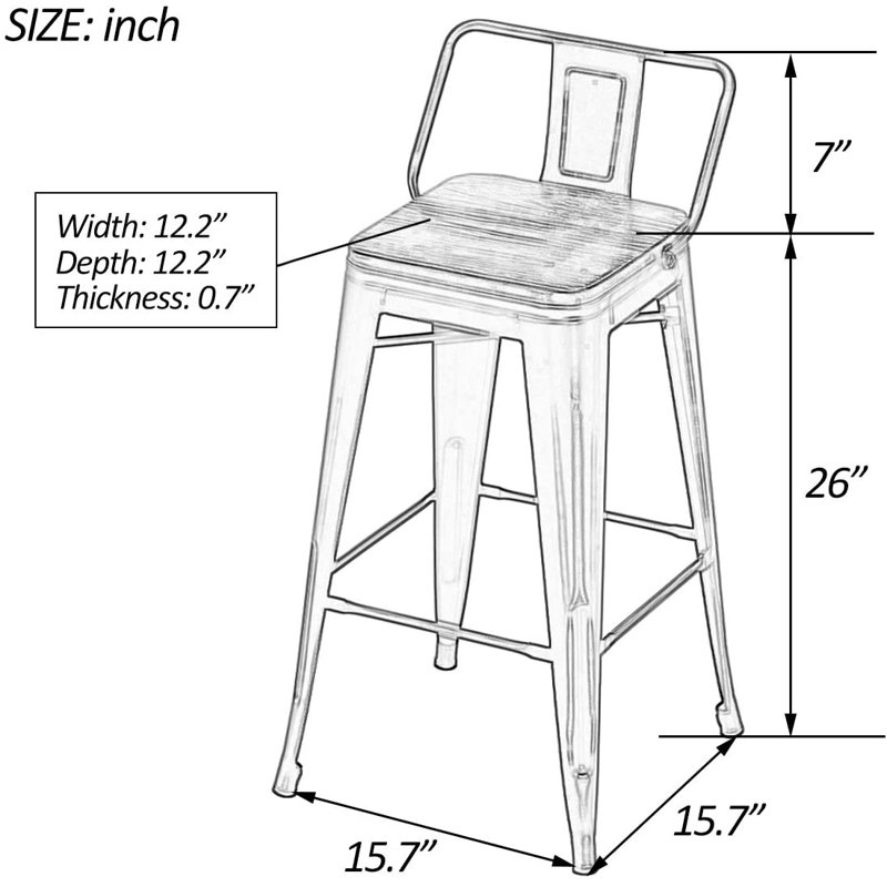 Williston Tauber Swivel Counter Stool & Reviews Wayfair